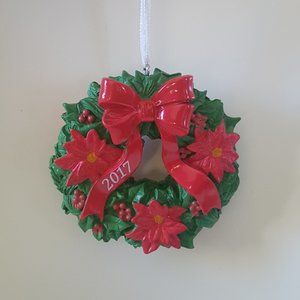 Christmas Wreath 2017 Ornament